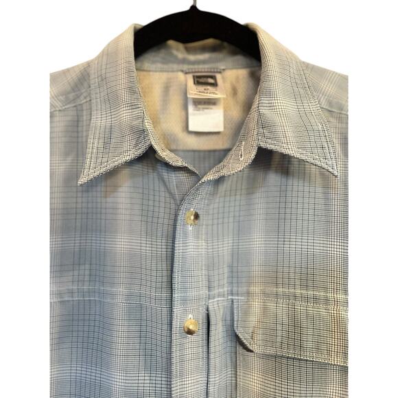 THE NORTH FACE MENS SHORT SLEEVE BUTTON DOWN PLAID SHIRT SIZE S - Picture 6 of 15